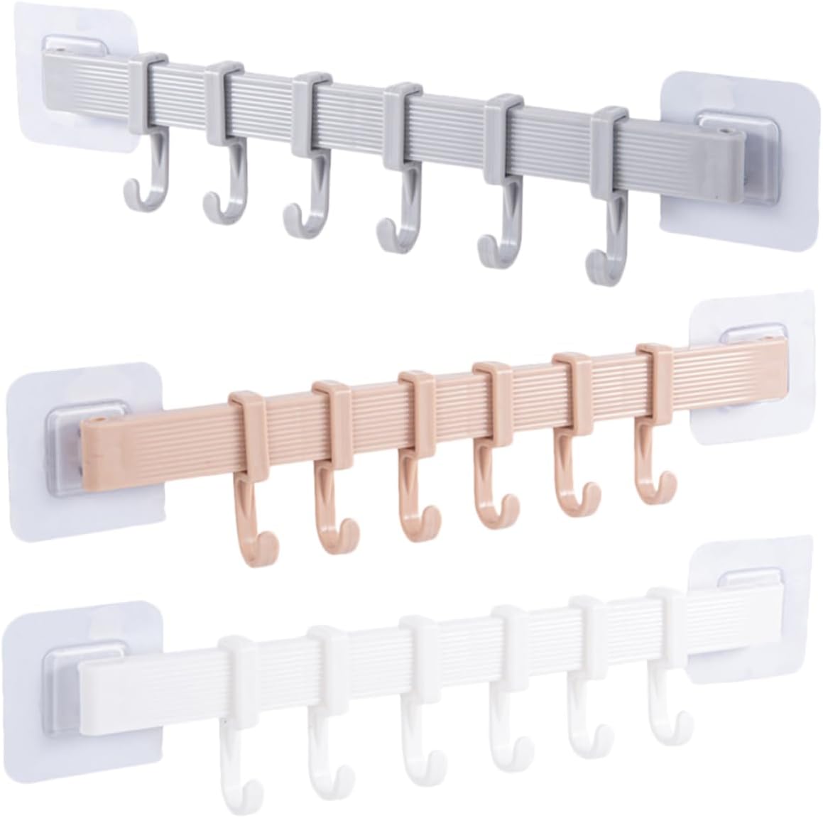 Multifunction Storage Hook Cupboard Organizer Storage Rack 6 Hook