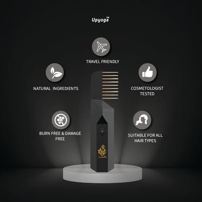 2 in 1 Hair Electronic Comb Incense Burner &amp; Home Diffuser Rechargeable