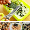 Stainless Steel Multifunction 5 Layers Vegetable & Fruit Cutting Scissors Kitchen Utensils