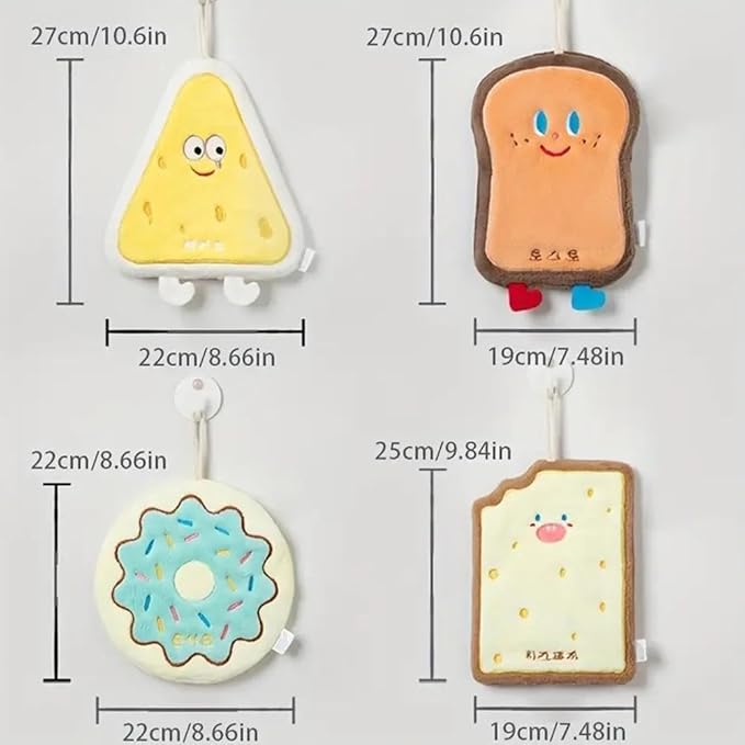 Cartoon Shape Coral Fleece Hand Towel