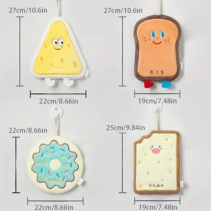 Cartoon Shape Coral Fleece Hand Towel
