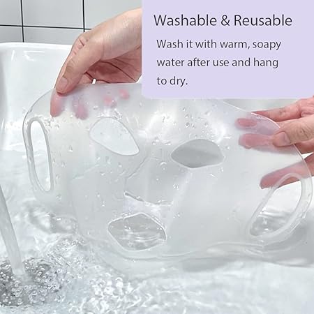 Reusable Silicone Facial Mask Cover