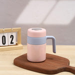 Stainless Steel Double Layer Thermos Flask Vacuum Mug With Handle 500ml