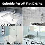 Multifunctional Self Adhesive Drain Sticker Patch Kitchen Bathroom Sink Strainer Stopper