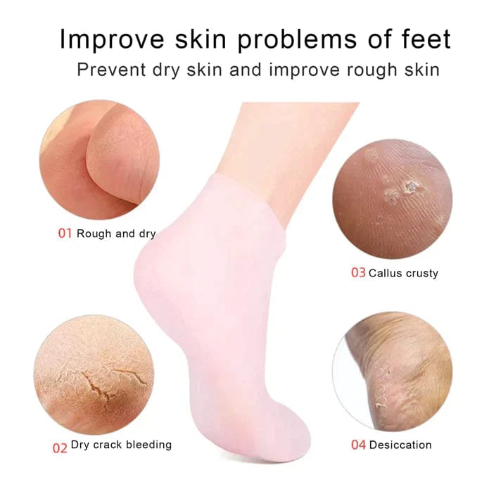 Silicon Moisturizing Gel Socks