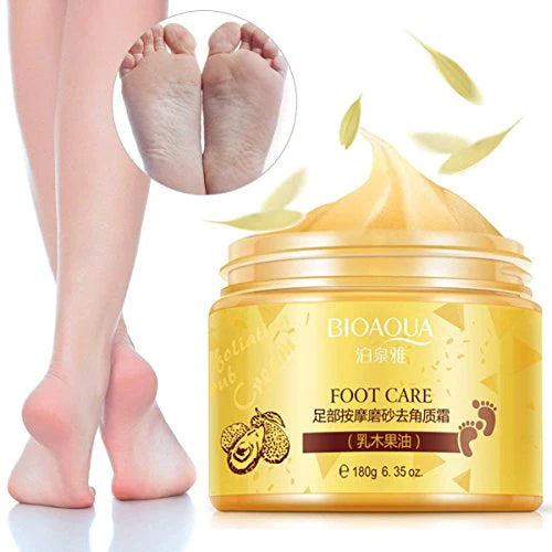 BIOAQUA Shea Butter Foot Massage Exfoliating Scrub 180gm