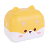 Cute Pet Dog Mini Trash Can Storage Box Double Press Trash Can with Lid