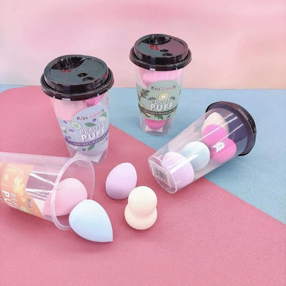 Sweet Beauty Beauty Puff Dry Wet Glass Blender Sponge 4Pcs Set