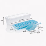 Ice Mold Tray With Ice Storage Box Cover Lid