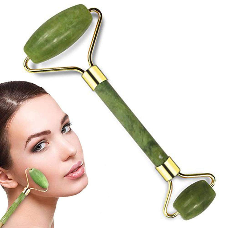 Jade Roller & Gua Sha Facial Massage Set