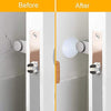 Self-Adhesive Door Handle Bumper Guard Stopper Door Lock Protective Pad 10Pcs Set