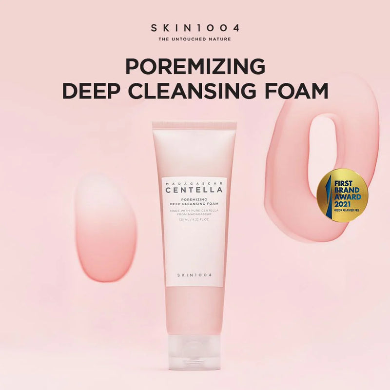 SKIN1004 Madagascar Centella Poremizing Deep Cleansing Foam Sebum-Removing Deep Cleanser 125ml