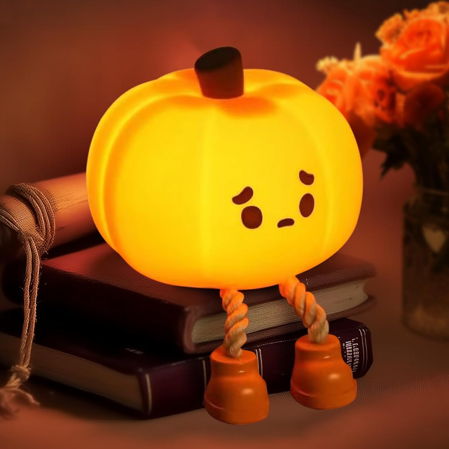 Cute Pumpkin Silicon LED Lamp
