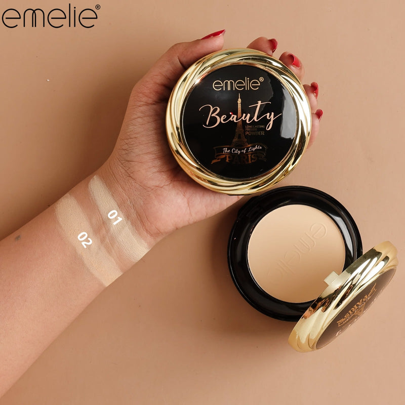 Emelie The City Of Light Paris Beauty Long Lasting Pressed Compact Powder