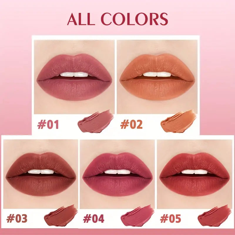 Peinfen Multicolor Make Up Lips Lipstick 5Pcs Set