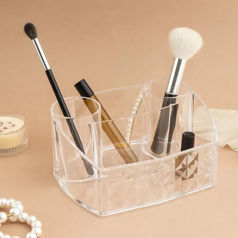 Acrylic Cosmetic Makeup Storage Organizer for Lipstick and Lip Gloss Brushes