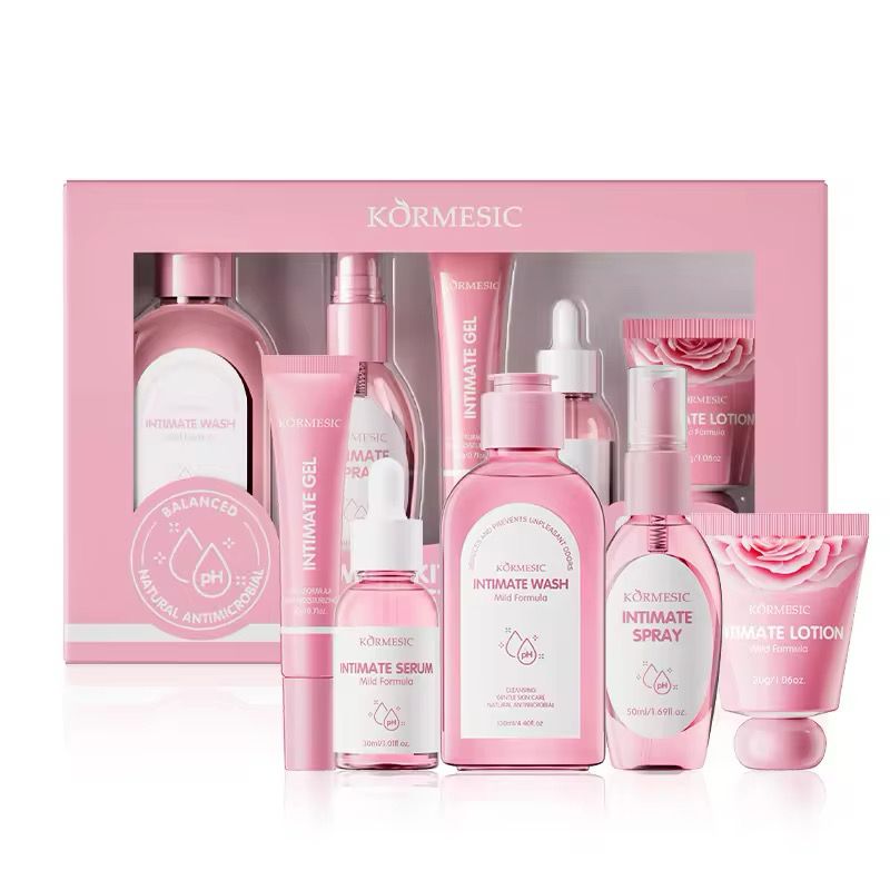 KORMESIC Mild Balanced Natural Antimicrobial Intimate Kit 5 Piece Set