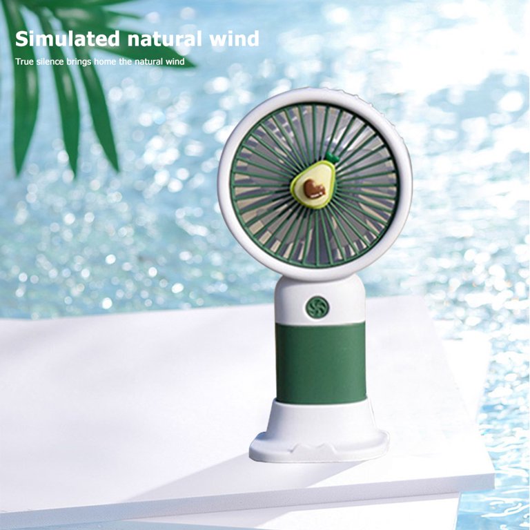 Handheld Mini Portable Cute Desktop Fan Fan USB Charging Cooling Fan With Fruits Character