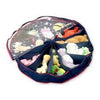 Multipurpose Round Shape Under Bed Organizer Closet Bag