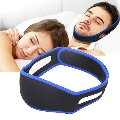 Adjustable And Breathable Head Band Anti Snore Chin Strap