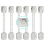 Pack of 6 Baby Child Lock Protection of Locking Cabinet Drawer