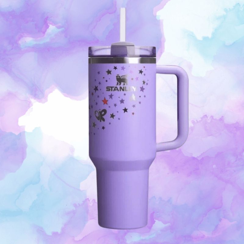 Stainless Steel Stanley Quencher H2.0 Tumbler 40oz - Olivia Rodrigo Edition