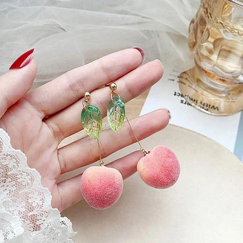 Fashion Jewellery Peach Style Earring
