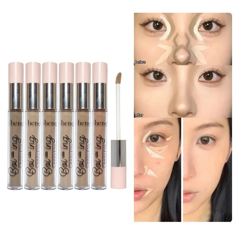 Warda Beauty Cakeless High Coverage Liquid Finish & Waterproof Concealer 5.0ml