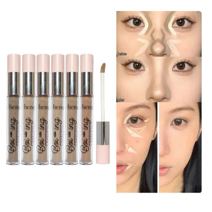 Warda Beauty Cakeless High Coverage Liquid Finish & Waterproof Concealer 5.0ml