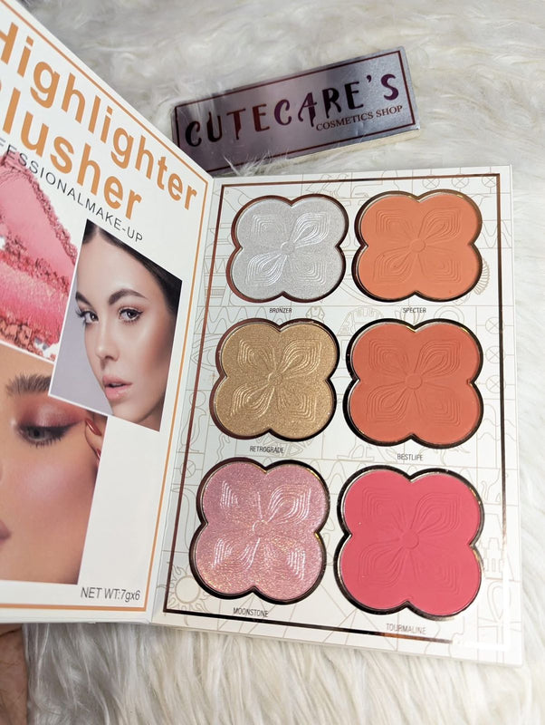 Beautyful 6 Shade Foldable Eyes Palette