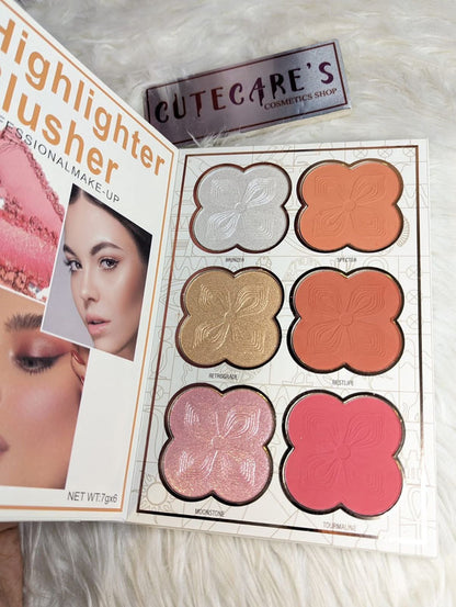 Beautyful 6 Shade Foldable Eyes Palette