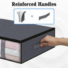 Foldable Under Bed Storage Bags Large Capacity Breathable Underbred Storage Bins Thick Clothes Storage Boxes Zippered Organizer