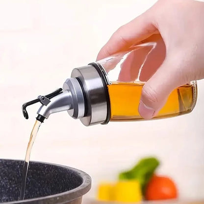 Leak Proof Oil Glass Oil Bottle Seasoning Bottle 100ml