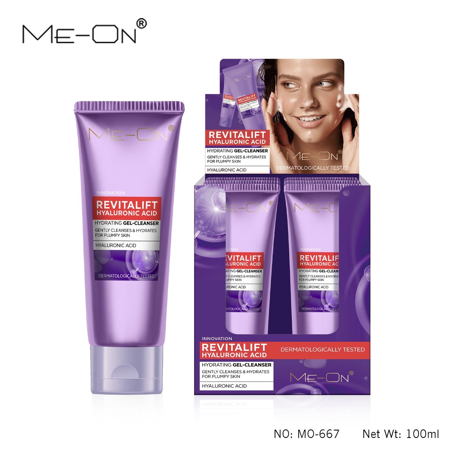 Me-On Revitalift Hyaluronic Acid Hydrating Gel Cleanser