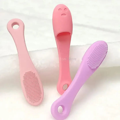 Soft Silicone Bristles Nose Pore Massager Nose Scrubbing Facial Cleaning Brush