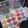 Miss Lara 9 Color Cream Glitter Eyeshadow Palette