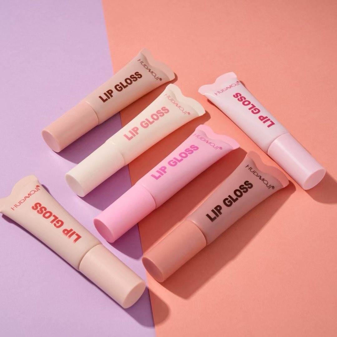 Hudamoji New Viral High Color Rendering Lip Gloss 6Pcs Set
