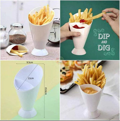 French Fry Dipping Cup Cone