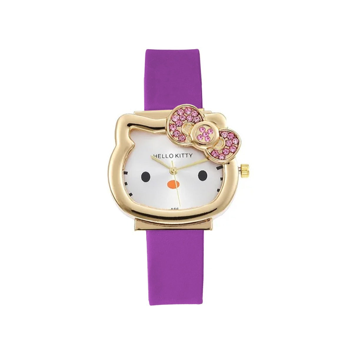 Kitty Cute Rubber Straps Watch