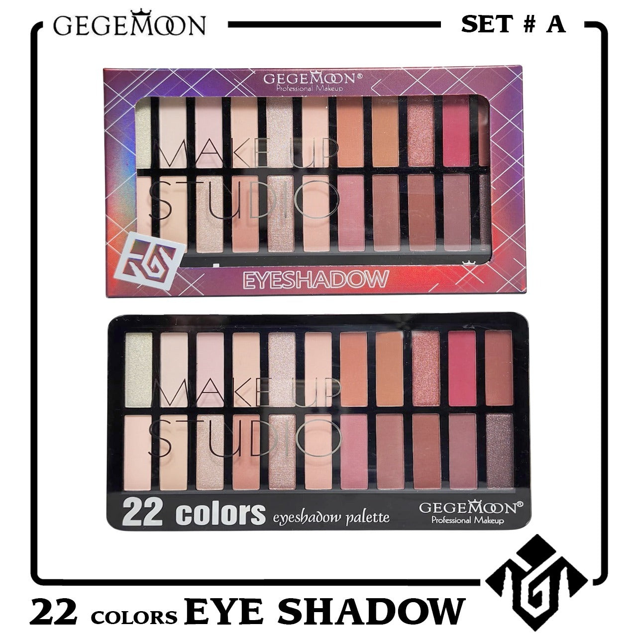 Gegemoon 22 Colors Eyeshadow Palette
