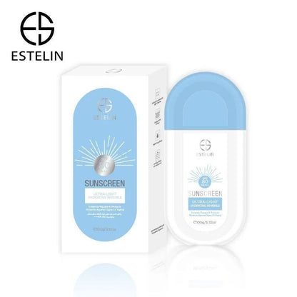 Estelin Sunscreen Ultra-Light Hydrating Invisible SPF 80 PA+++ 100G