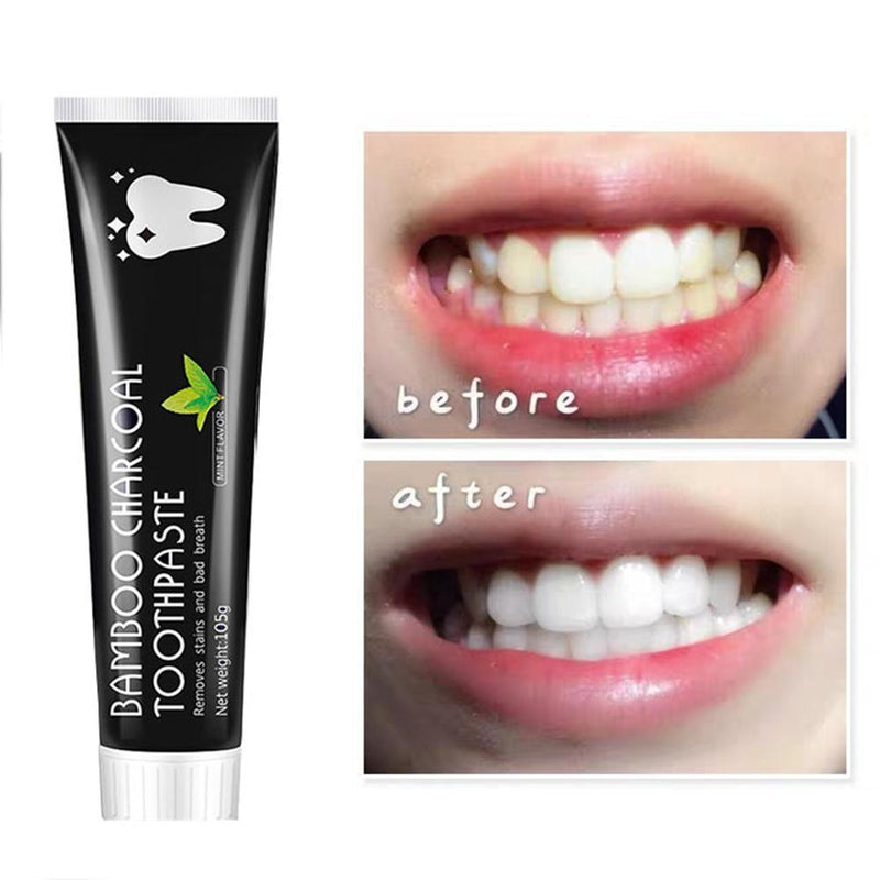 Bamboo Charcoal Toothpaste Removes Stains And Bad Breath 105g