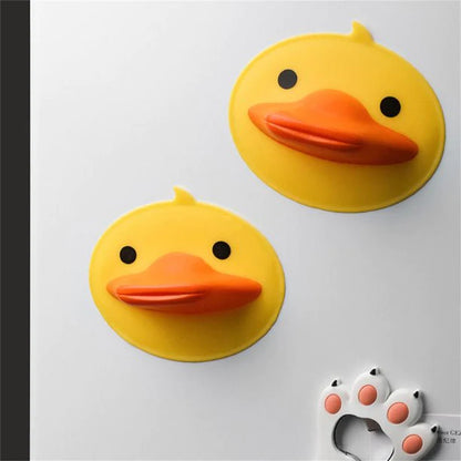 Silicone Mini Pot Holder Duck Shape