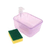 Soap Dispenser With Sponge Holder Square Shape Large Capacity