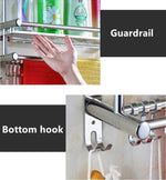 Stainless Steel Bathroom Shelf With Rail And Towel Holder