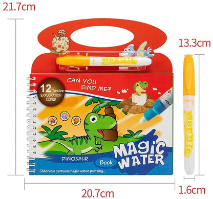 Magic Water Book for Kids Reusable Drawing Books Coloring Doodle Board