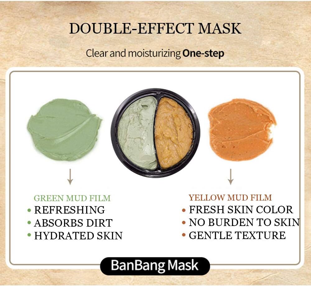 BIOAQUA Double Color Ban Bang Mud Mask