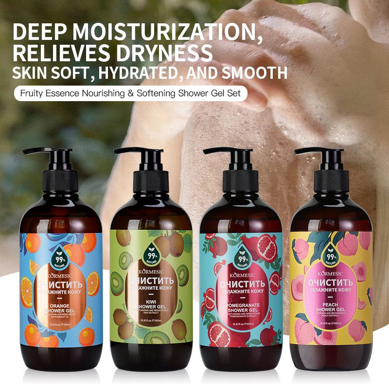 KORMESIC Hydrating Skin Rejuvenating Body Wash for Body Cleansing and Body Care Shower Gel