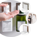 Multipurpose Self Adhesive Wall Mounted Shampoo Bottle Holder Shower Gel Bottle Rack Hook Pack of 2