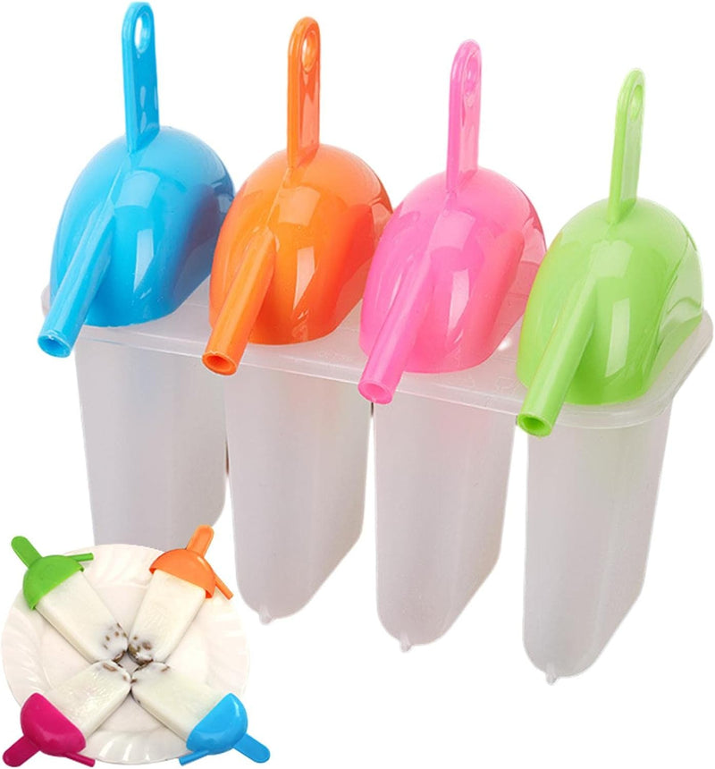 Reusable Popsicle Ice Lolly Maker Molds for Homemade Ice Cream Pudding Fruit Juice Smoothies